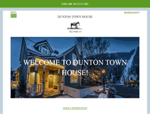 Tablet Screenshot of duntontownhouse.com